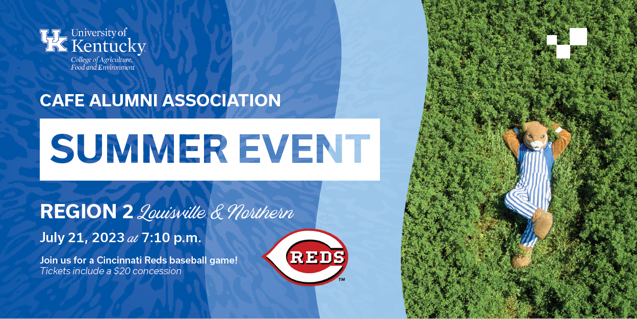 Region 2 Louisville & Northern Alumni Summer Event July 21, 2023 at 7:10 p.m. Join us for a Cincinnati Reds baseball game! Tickets include a $20 concession credit